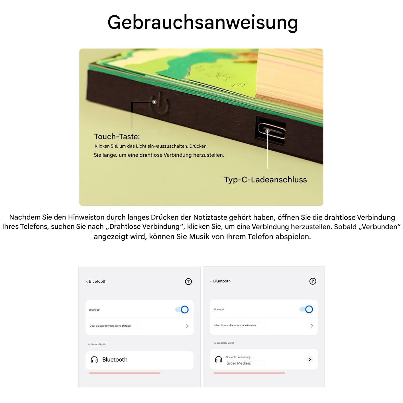 3D Tischkalender 2026 Abreißbarer dekorativer 3D-Kalender-Musikspieler | Abreißkalender für den Schreibtisch Zum Abreißen, dekorativ für Büro, Zuhause, Schreibtisch, Nachttisch, Schule, Studenten,