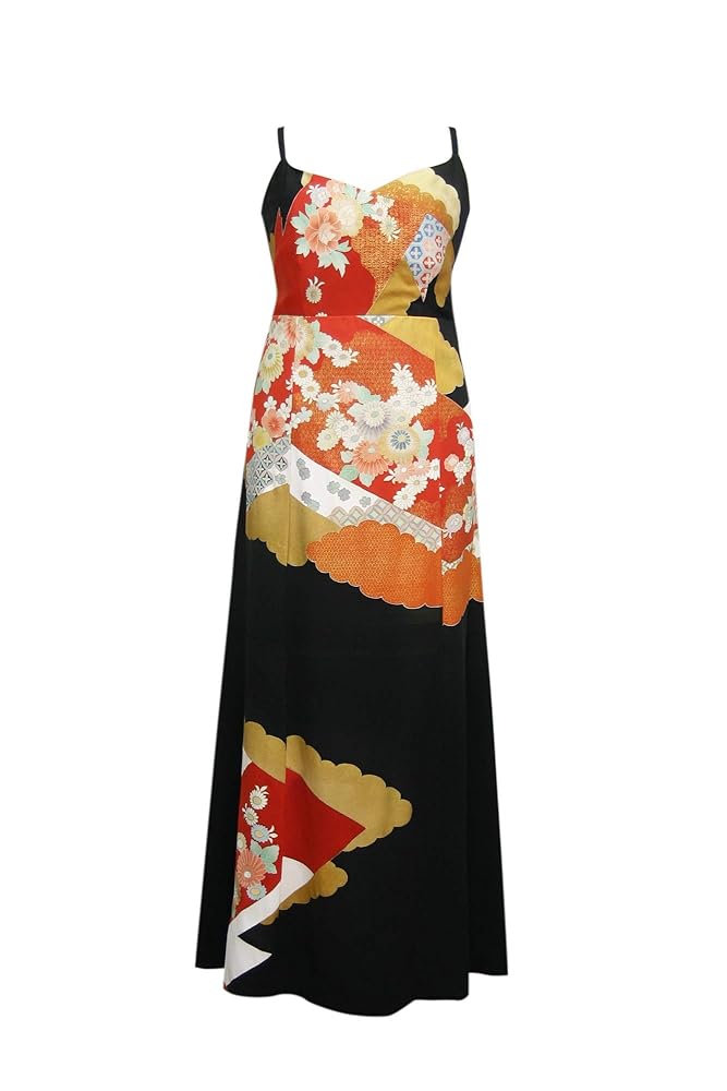 一点物　着物　ペンシルドレス　ワンピ　ロング　kimono dress 色留袖 留袖ドレス,留袖,結婚式,母親,高級,品格,格式高い,着物ドレス