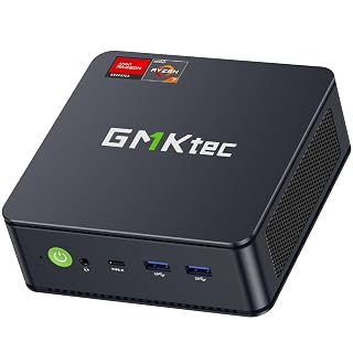 GMKtec M5 Ultra Mini Gaming PC, Ryzen 7 7730U (Upgraded 7430U/ 5825U), 16GB RAM 1TB SSD, Dual NIC LAN 2.5GbE Mini Desktop Computers, Triple 4K Display HDMI+DP+Type-C, WiFi 6E, BT 5.2 - Amazon product rated Grade A