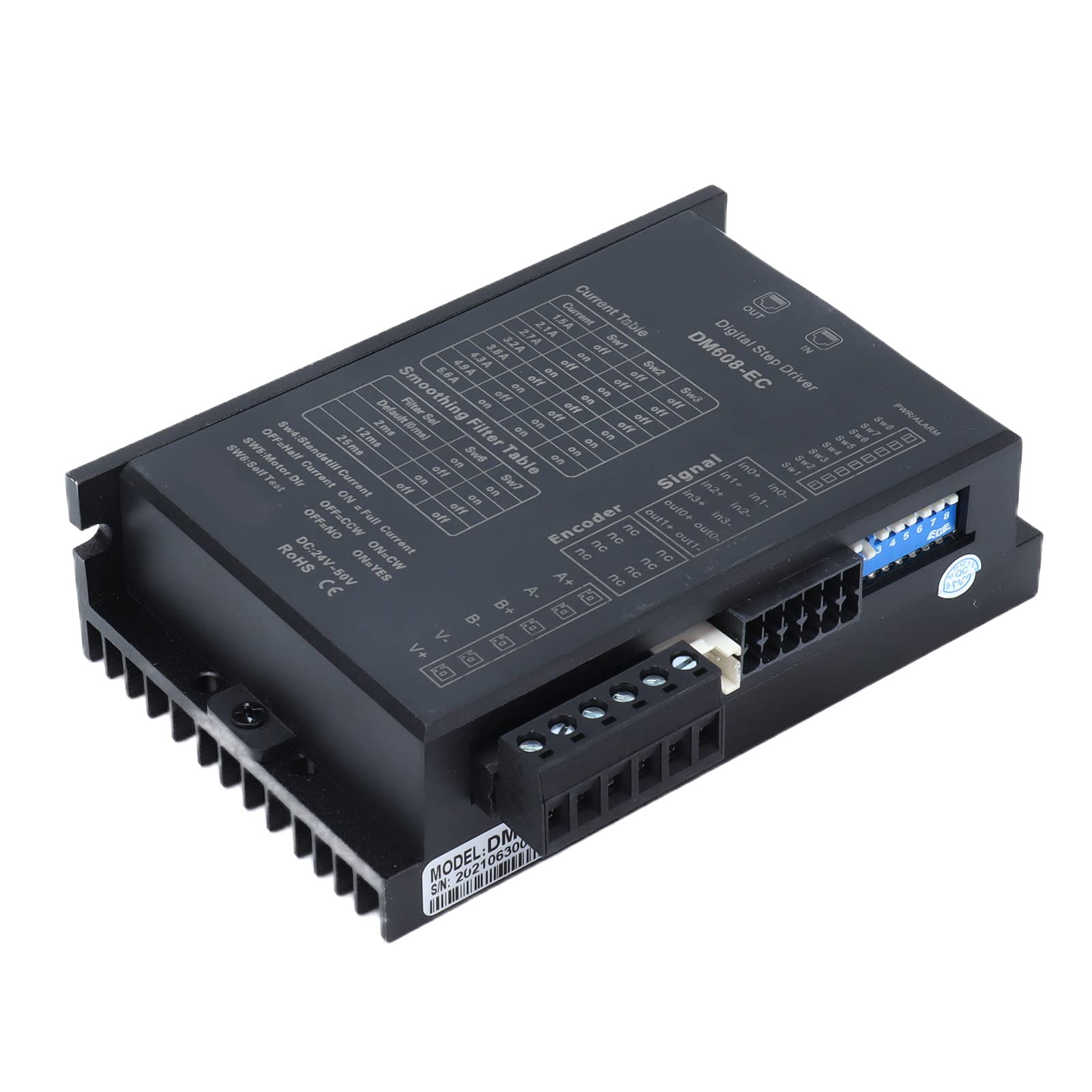 FTVOGUE Stepper Motor Driver Controller, EtherCAT DC24-50V 0.3-6.0A
