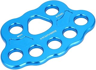 Tuzoo Rigging Plate, Rock Climbing Rigging Plate Durable Styrdy Large Load Bearing Aluminum Alloy for for Rigging System for Rock Climbing