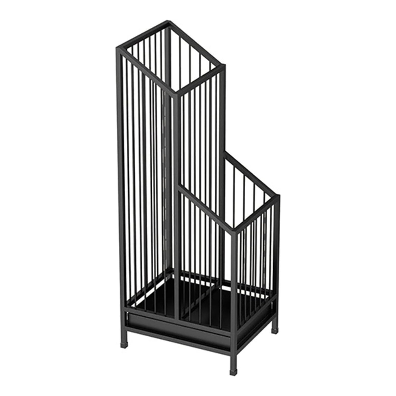 GHHVFEC Indoor Umbrella Stand, Large Capacity Metal Umbrella Holder, Standing Bin for Cane, Entrance Umbrella Storage Rack for Hotel Office