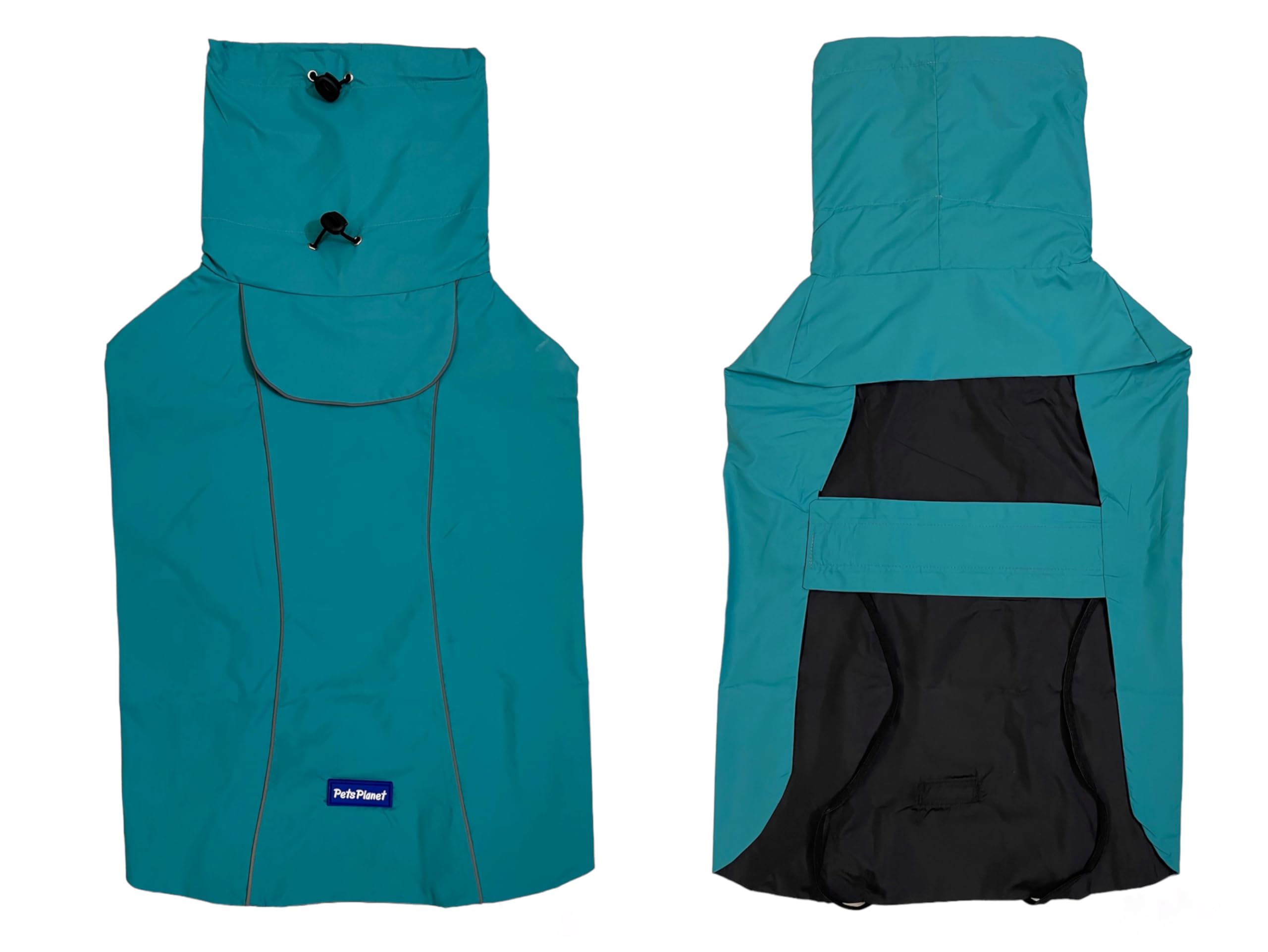 Pets Planet Raincoat for Dogs | Double Layered | Water Resistant | Polyester | for Small, Medium and Large Breed Dogs | Adjustable Waist and Neck | Leash Gap for Walk Time (L, Red) (B0D95Z2GVR) Amazon Price History, Amazon Price Tracker