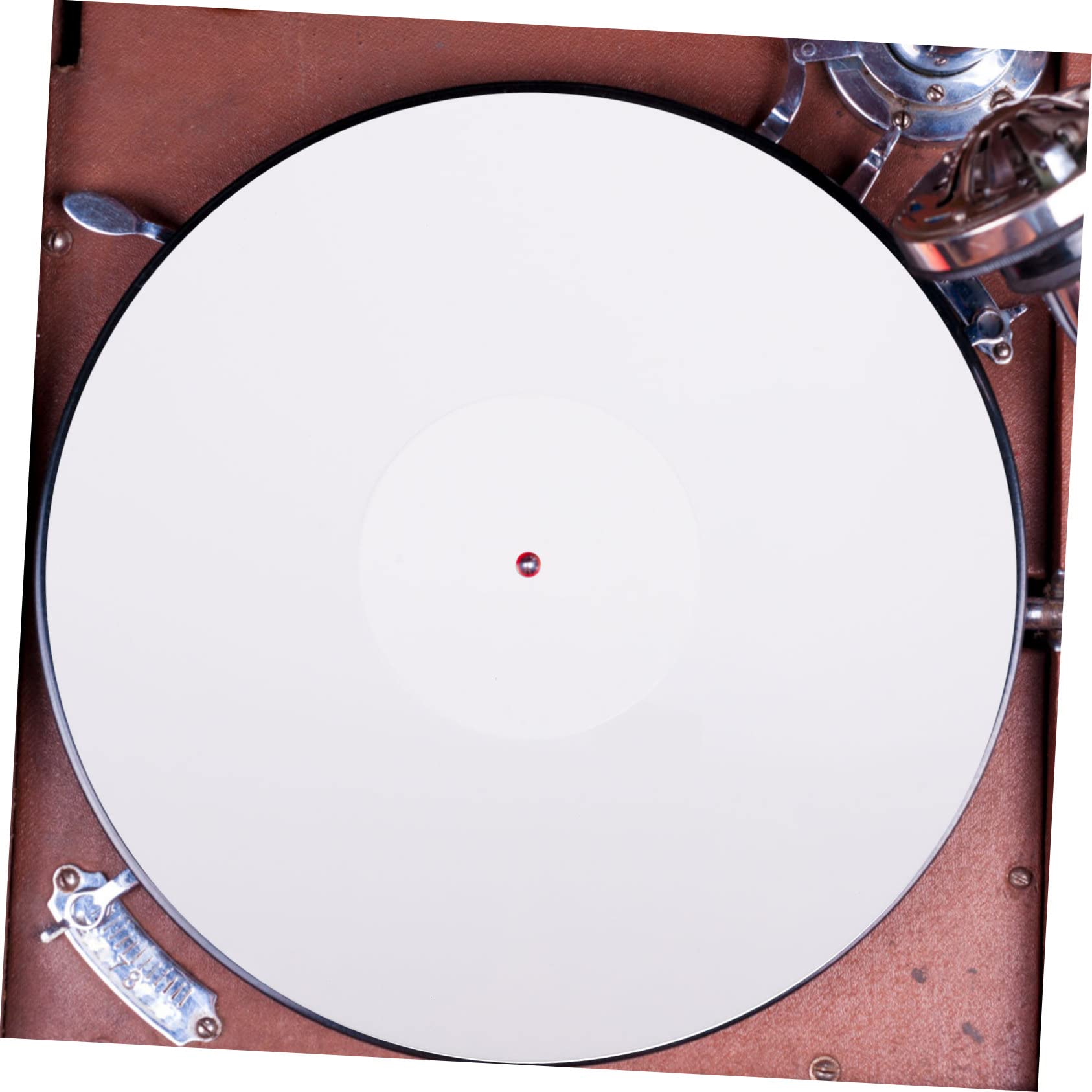 Mipcase 1pezzi Tappetino per Giradischi in Acrilico la Registrazione e Riduce le Vibrazioni per Dischi Audio Domestici per Dischi in Vinile Pratico