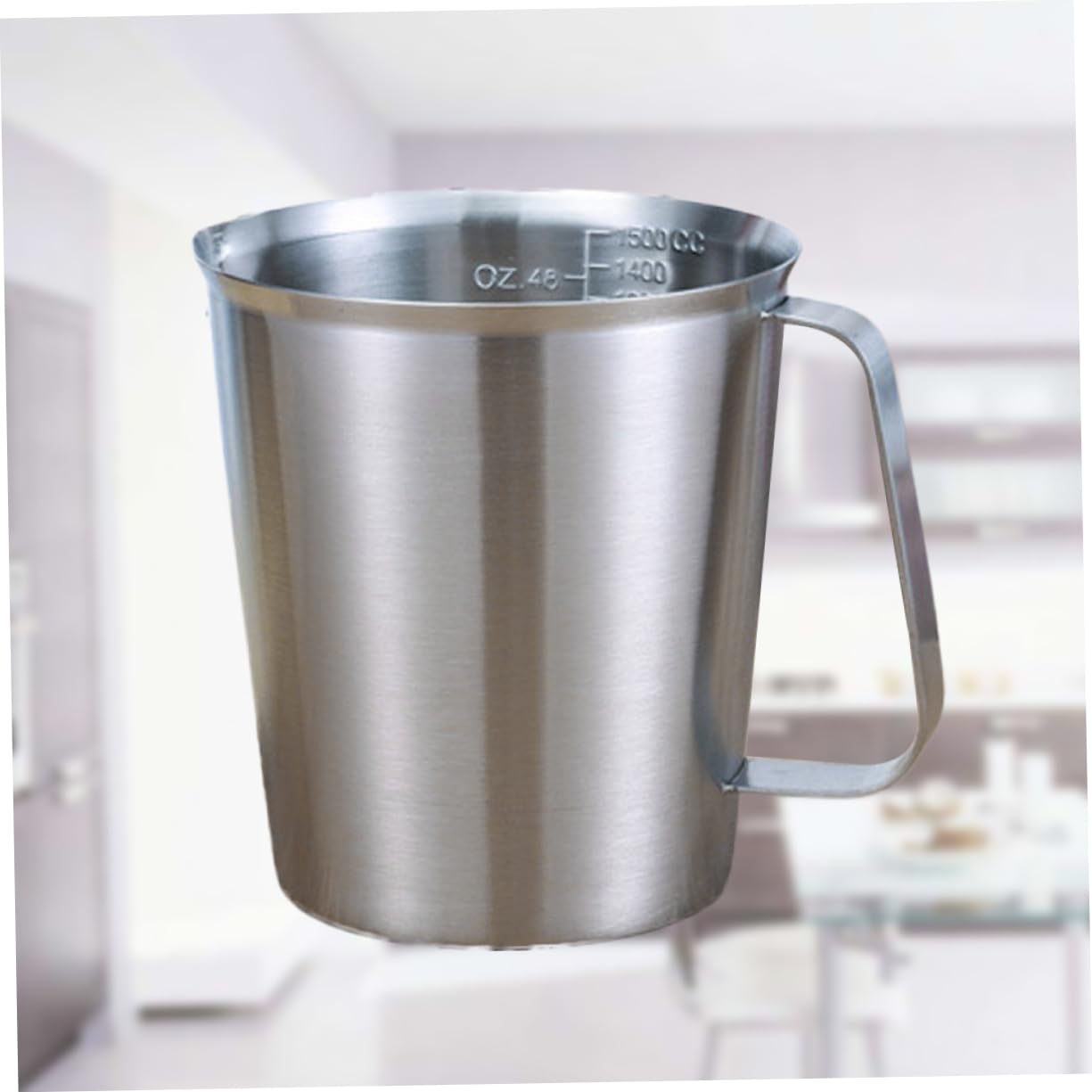 Tasse à Mesurer en Acier Inoxydable 304 1500ml avec Échelle