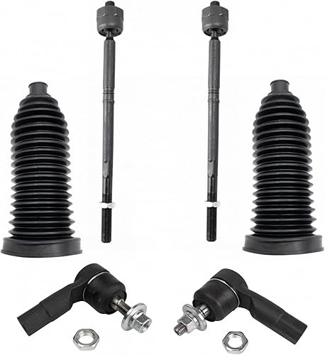 Miniatura 80 de TRQ Kit de Dirección Delantera Cremallera de Dirección y Fuelle de Piñón y Barra de Acoplamiento Compatible con Chevrolet Aveo 2004-2011 Aveo5