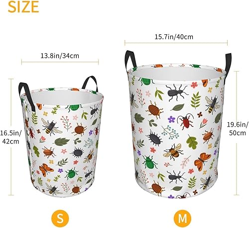 Miniatura 5 de Cesta de lavandería para insectos lindas cestas de lavandería grandes para niños y niñas cestas organizadoras de animales cesta sucia