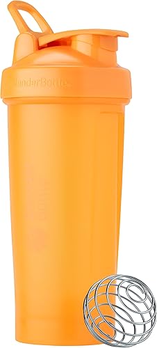 Miniatura 72 de BlenderBottle Classic V2 - Botella mezcladora para batidos de proteínas y entrenamiento previo, 4 onzas, color marrón completo Canela