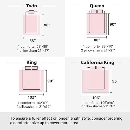 Vista 51 de KASENTEX - Conjunto de acolchado de edredón con fundas reversibles, ultra suave, hipoalergénico y lavable a máquina Turquesa Verde Mar/Azul