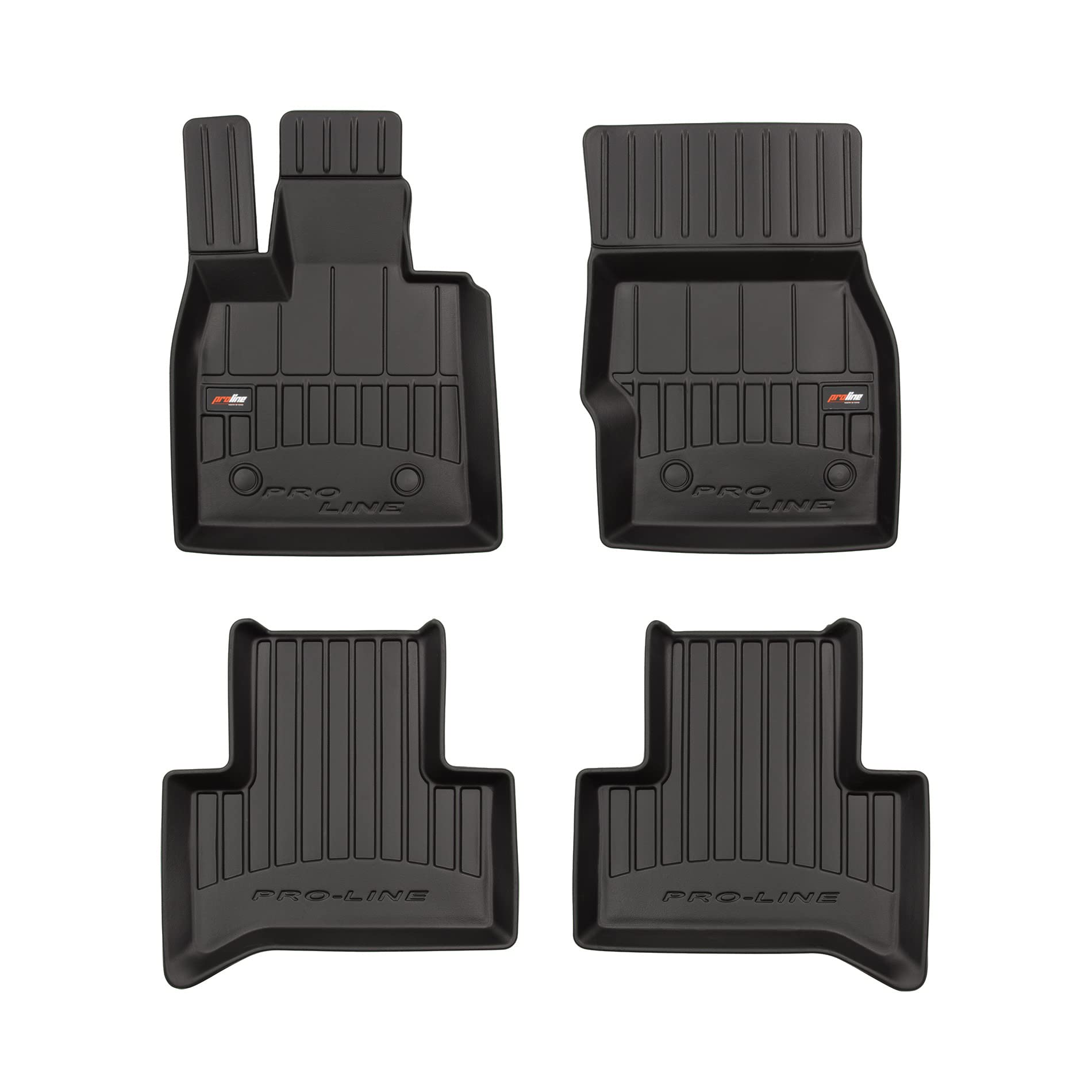 FROGUM ProLine 3D Esclusivi Tappetini auto in gomma su misura per Alfa Romeo Stelvio dal 2016 I I bordi più alti