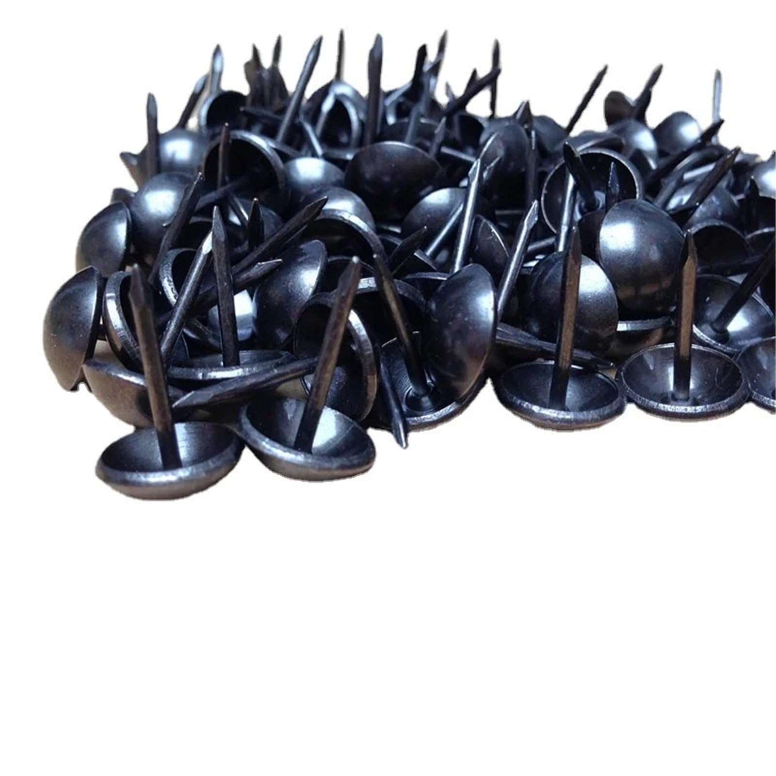 Punaise Plate Boîtes à Bijoux Noires, canapé, Clous Tambour, décoratifs, punaises, de Rembourrage, Broches pneumatiques, Pistolet Air, 100 pièces(25x25mm)
