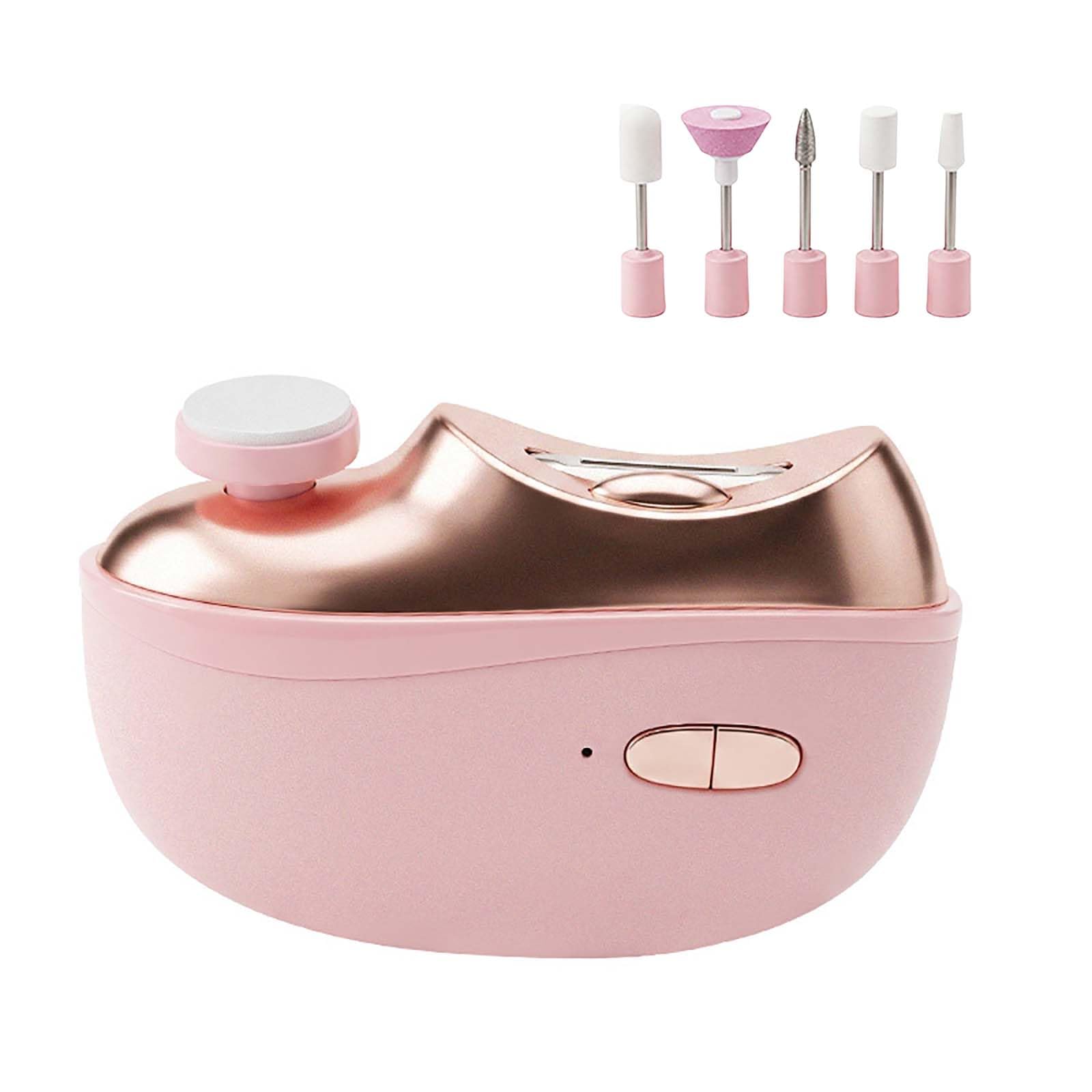 Fresa Per Unghie Tagliaunghie Elettrico Taglia Unghie Automatico (Pink)