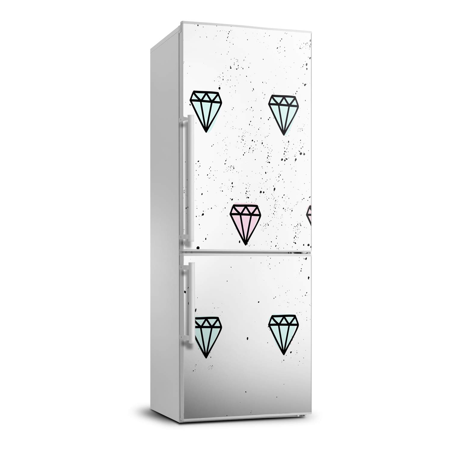 Cubierta de refrigerador autoadhesiva 70x190 cm para ocultar imperfecciones de neveras