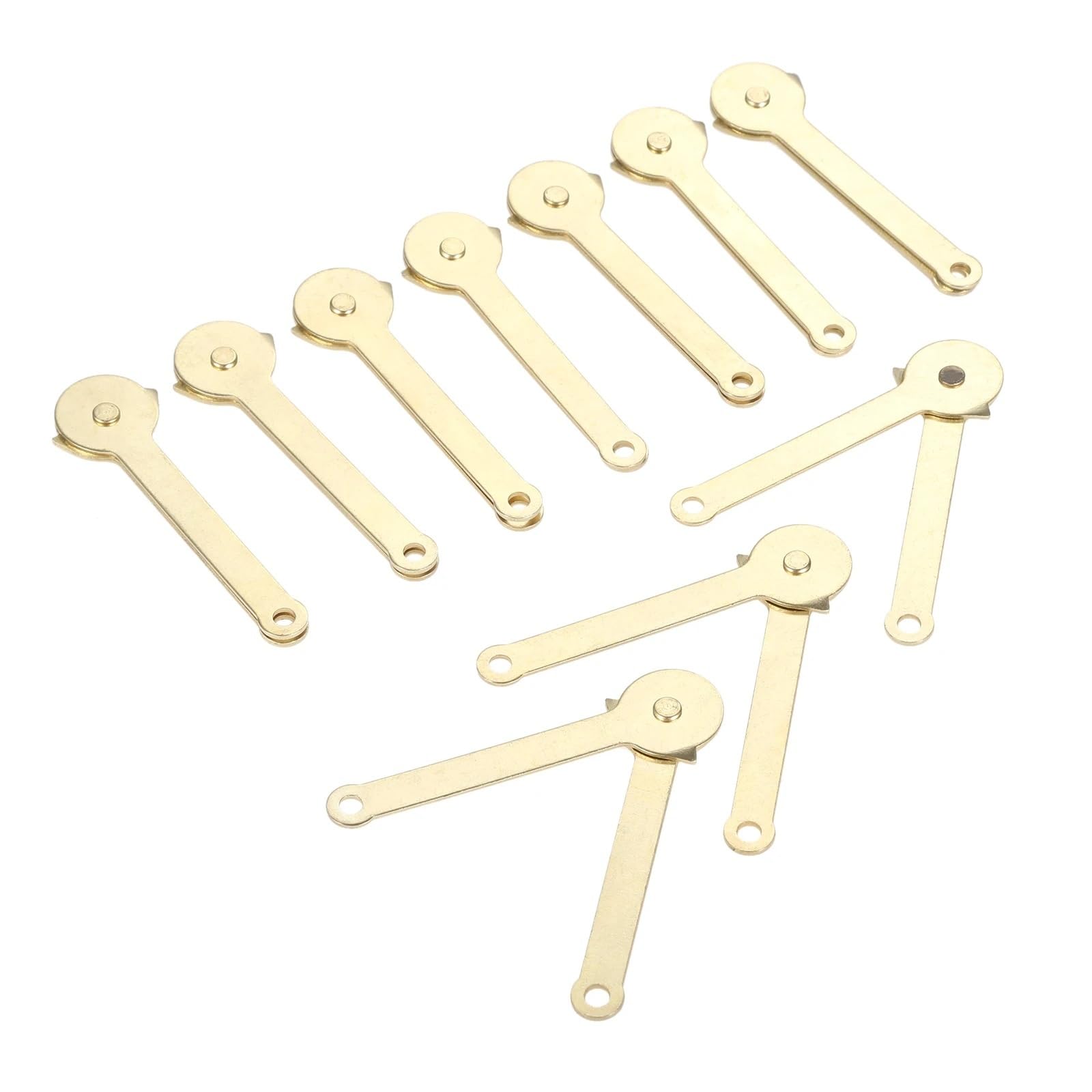 Rmwkrmogrf One Color Antique Lid Support Hinges Box Display Furniture Hardware Wardrobe Cabinet Door Cupboard With Screws 68 * 8Mm 10Pcs