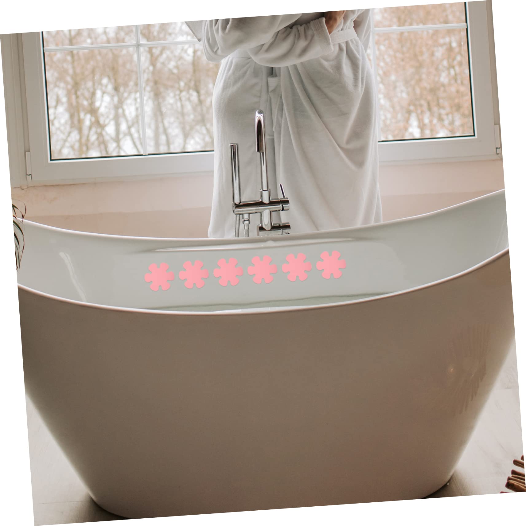 IMIKEYA 3 Juegos Pegatinas Antideslizantes Stickers Infantiles Pegatinas baño Tiras de Seguridad para bañera Ducha Antideslizante Pegatinas bañera Pegatinas calcomanías de bañera mañana