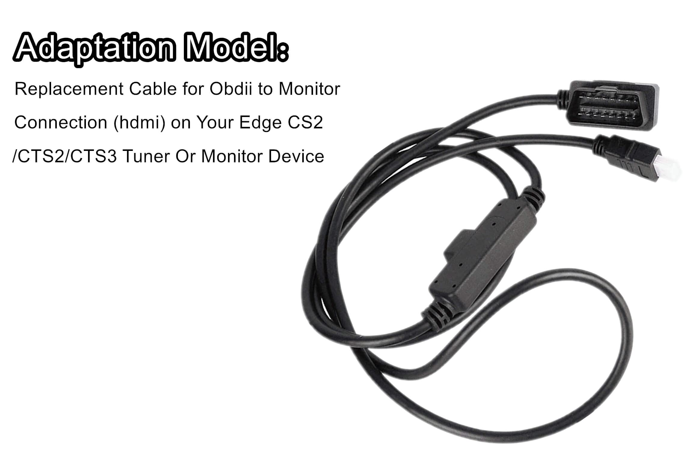 Cable Obdii A Hdmi Para Edge Cs2 Cts2 Cts3 - Reemplazo | Meses Sin Interés - Foto 2