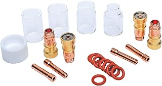 Eastwood TIG Welding Gas Lens Kit 21 Piece Master Set for WP17, WP18 and WP26 Torches