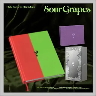 (Random Set : 1Standard+1PLVE+1Charm) ニジュー NiziU Sour Grapes 1st Mini Album アルバム 韓国発