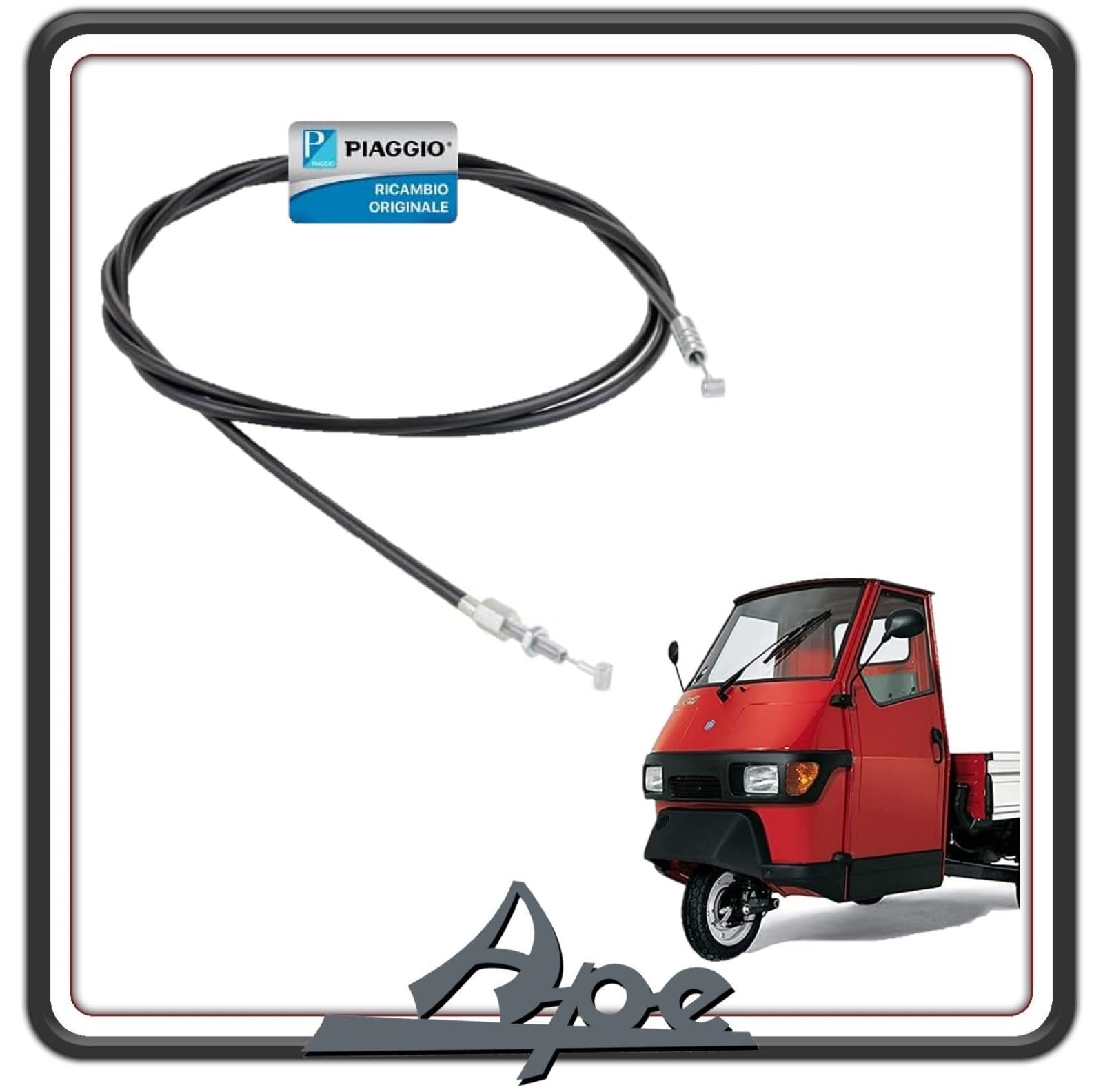 TRASMISSIONE FILO CAVO CAMBIO PER PIAGGIO APE 50 TUTTI I MODELLI ORIGINALE PIAGGIO.