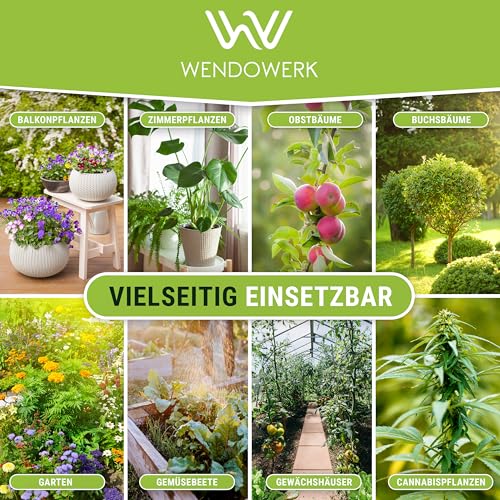 WENDOWERK® Neemöl [1000ml] - Inkl. Sprühflasche und Messbecher - Neemöl mit Emulgator zur direkten Anwendung - Niemöl zur natürlichen Pflanzenpflege für Indoor und Outdoor