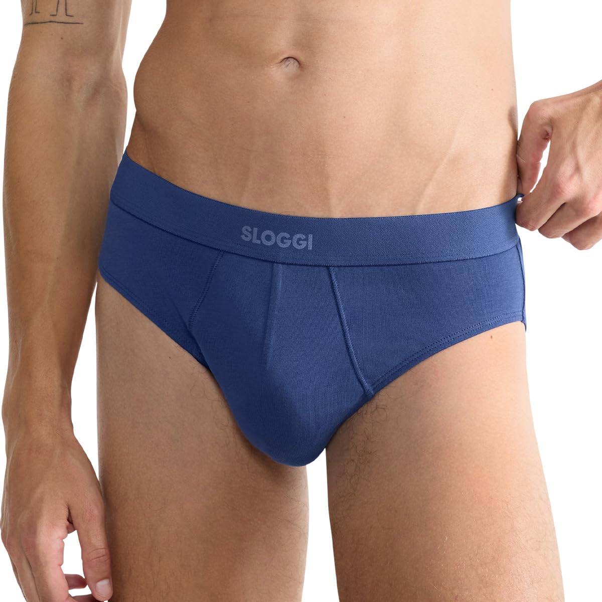 Sloggi - Men Ever Ease Herren Slip – 2er Pack, Thermoregulierend, Natürliche Materialien, Perfekte Passform