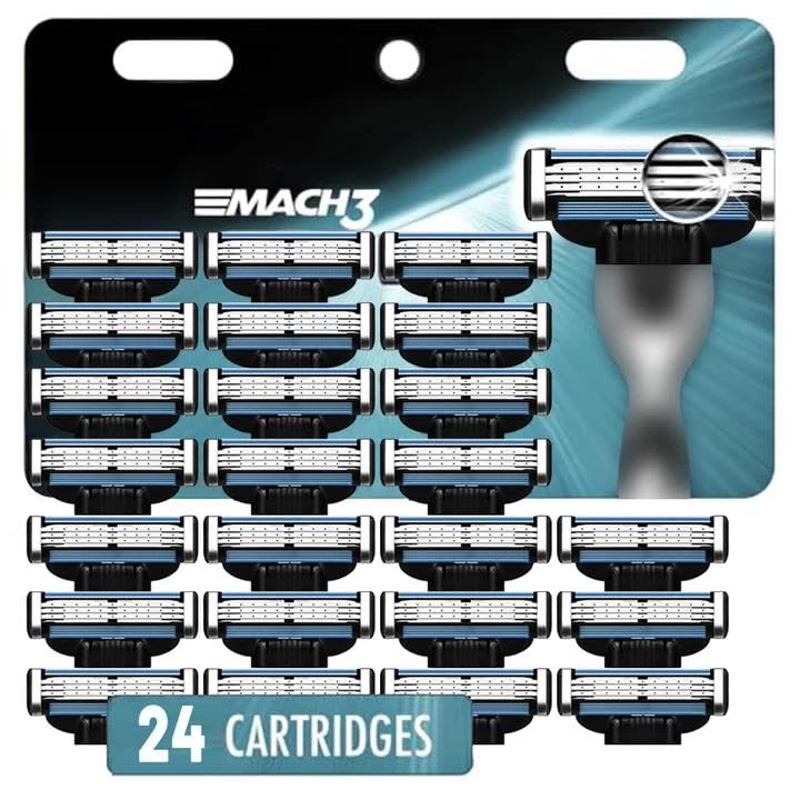 Gillette Mach 3 zamjenske britvice za muškarce 24 komada set
