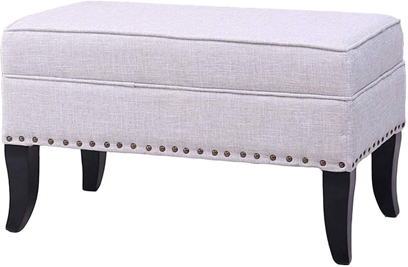 Banc en toile de jute et lin blanc grisâtre haute qualité