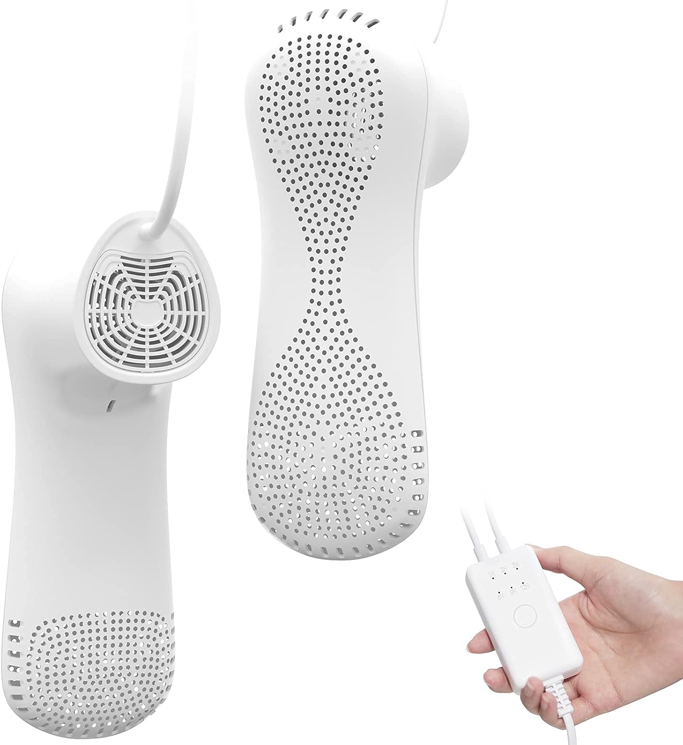 Shoe Dryer and Deodorizer with Timer - Shoes Boots Socks Gloves Dryer Warmer, Adult-Foot-Shaped | No Noise | Strong Wire | US Plug (PM20) : Clothing, Shoes & Jewelry