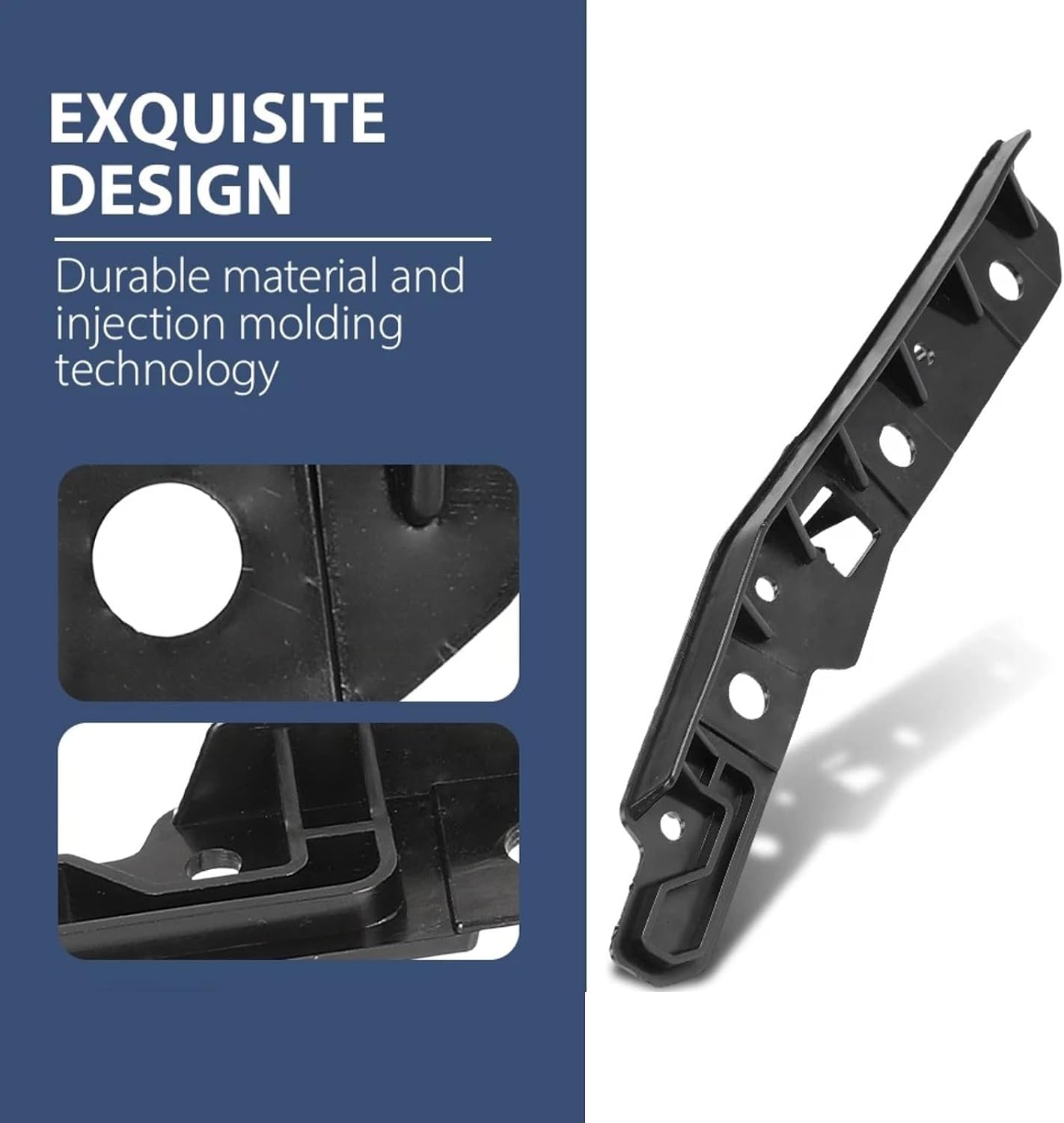 Front Bumper Retainer Set for Ford Explorer/Police Interceptor Utility Base Bumper Bracket Driver And Passenger Side 2016-2019 FB5Z17E814A FB5Z17E814B