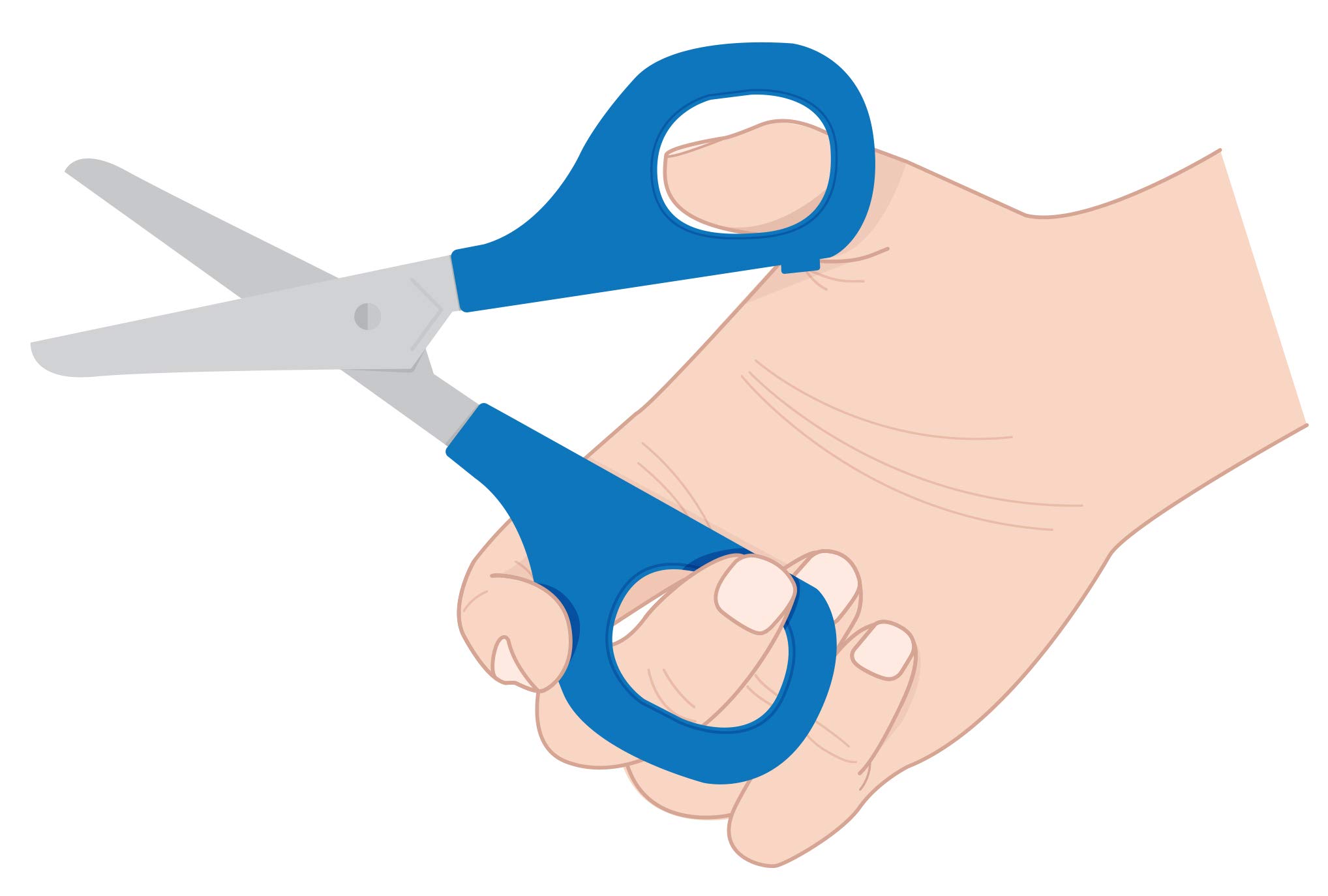 Abilitations Adapted Scissors - Child's Self-Opening - Right-Handed