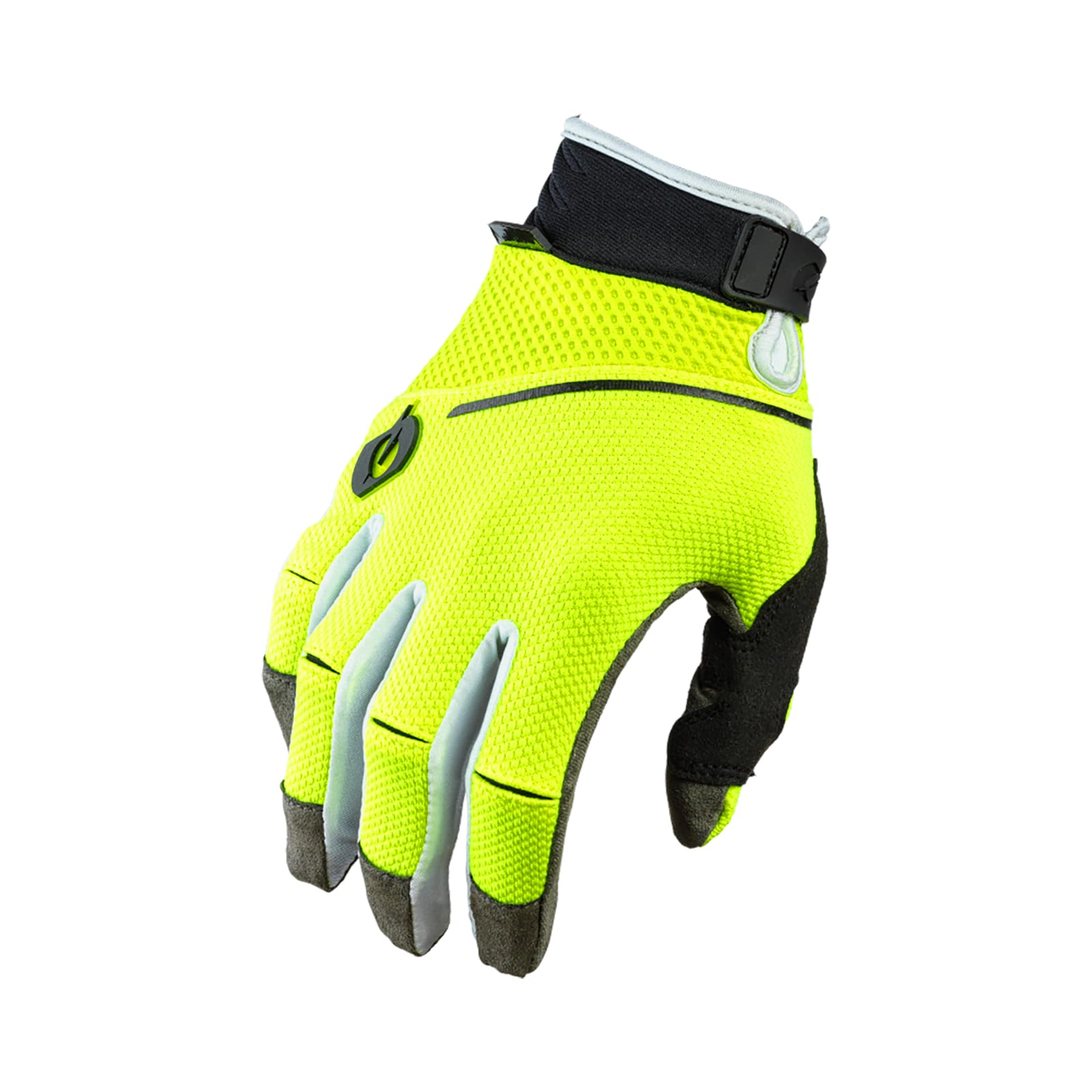 O'NEAL | Guanti Bike & Motocross | MX MTB DH FR Downhill Freeride | polsino più lungo, pannelli in rete per la massima ventilazione | Guanto Revolution | Adulti | Giallo Neon | Taglia S