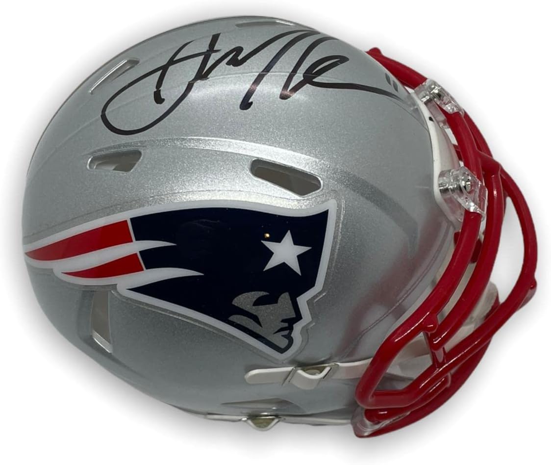 Julian Edelman Signed Autographed Mini Helmet PSA/DNA