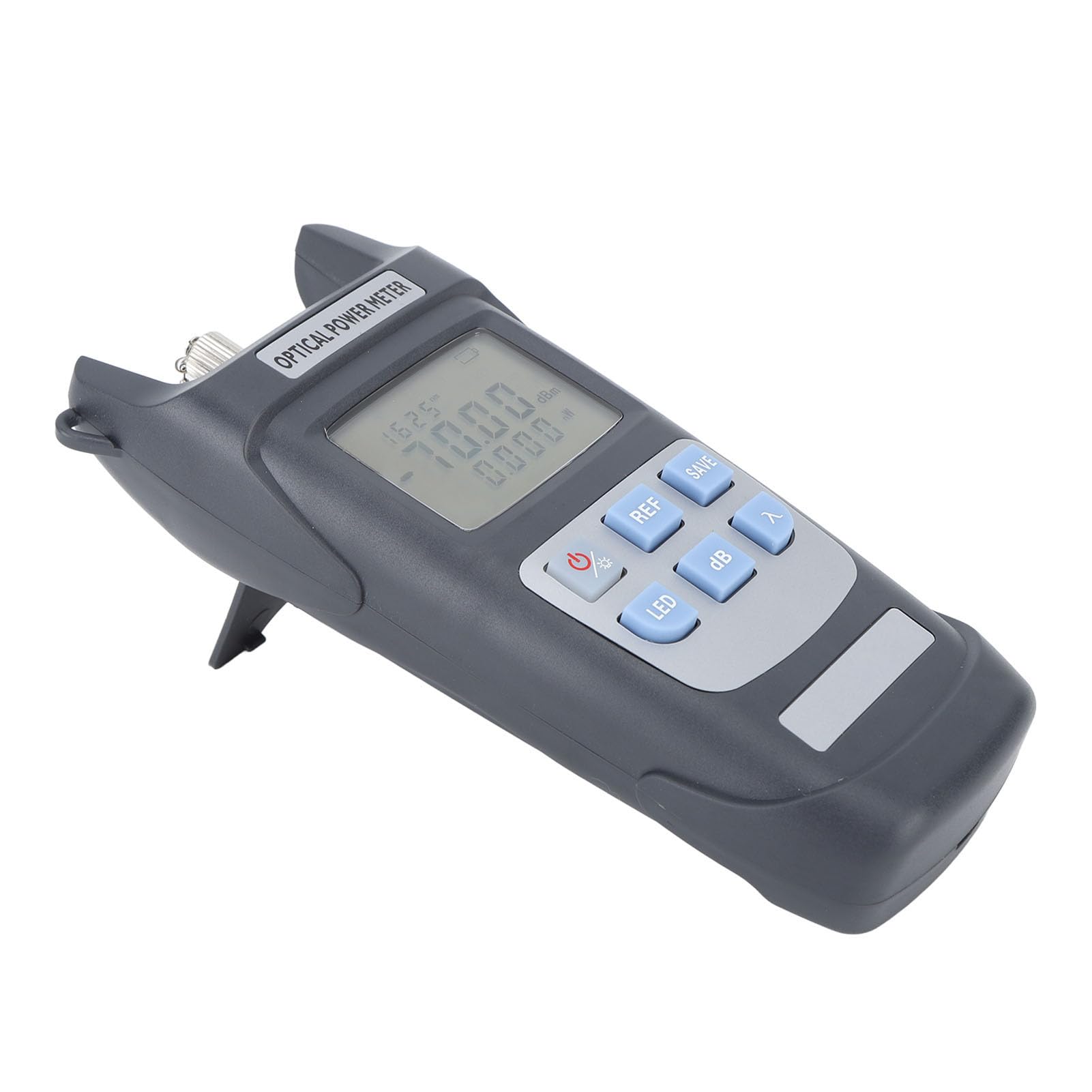 Medidor de Potencia de Fibra óptica, -50 a +26 DBm Medidor de Potencia de Fibra óptica 10 Longitudes de Onda Interfaz de 2,5 Mm Probador de Cable de Fibra óptica, Conectores de