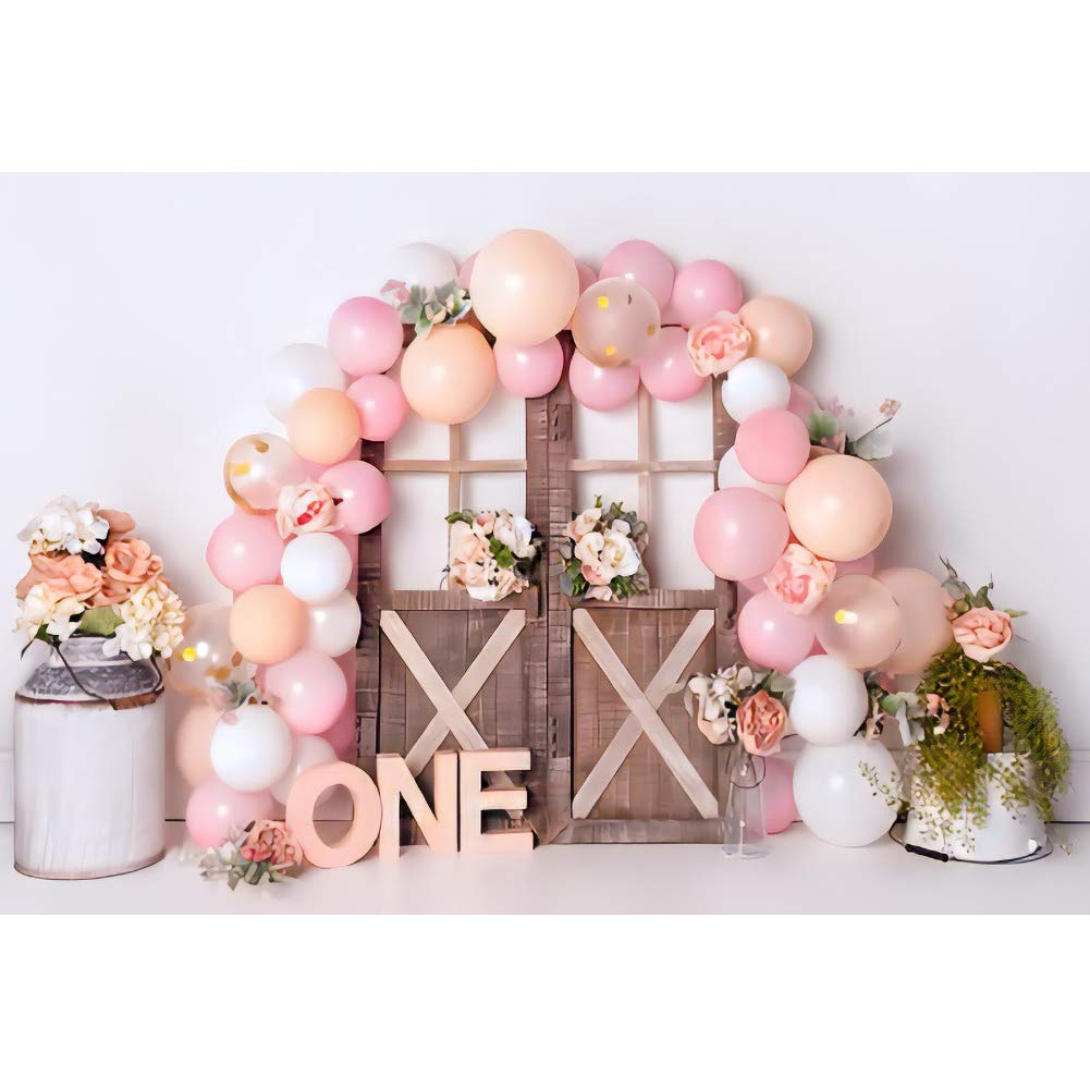 Buy OFILA Girls Smash Cake Backdrop 5x3ft Rustic Cake Smash Photography 