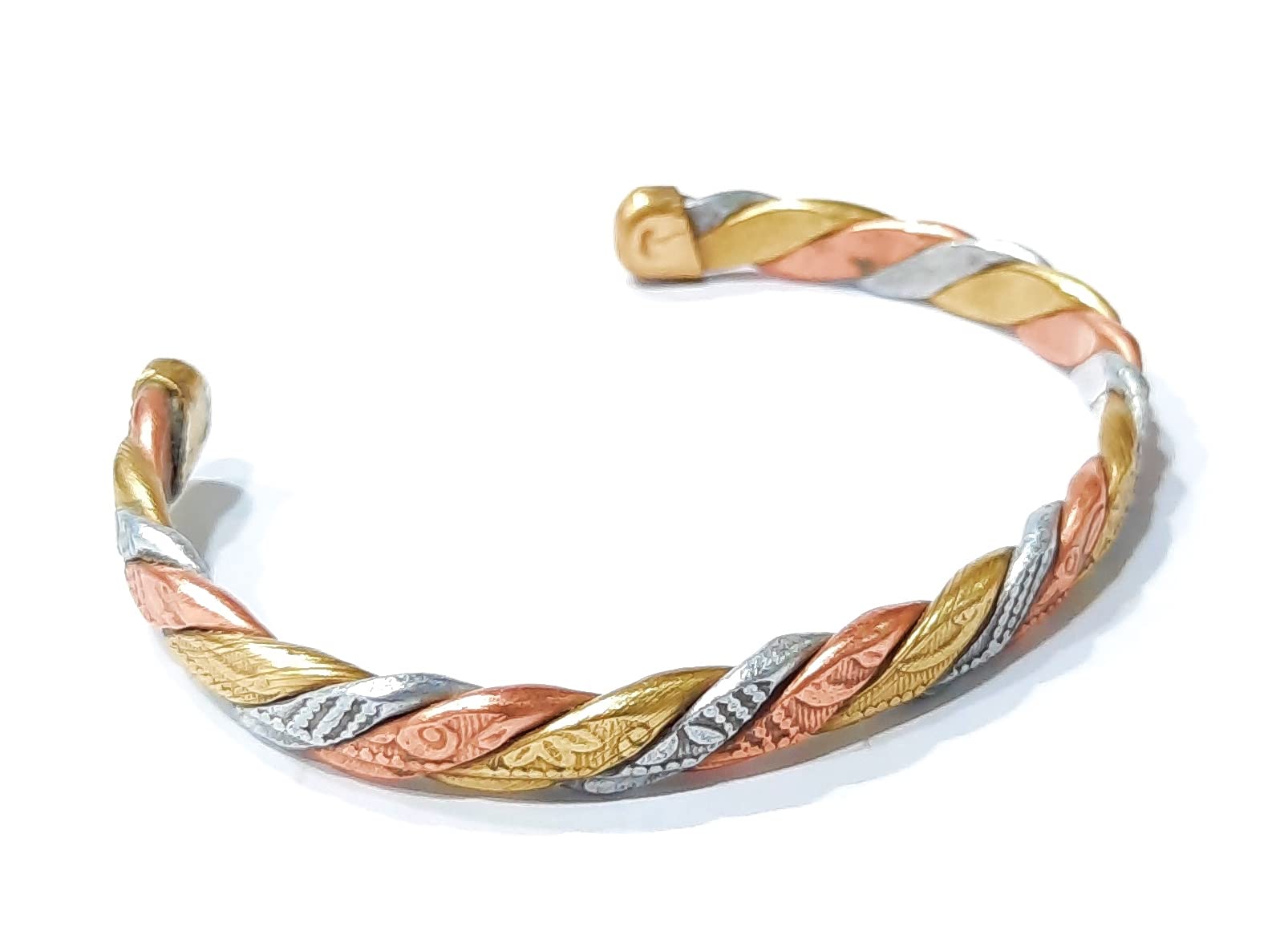 Rudradivine Brass and Copper Mix Metal, Round Thick Wire Design, Health benificial Free Size Bangle, Bracelet, Kada Men Women (B07XHKRYVT) Amazon Price History, Amazon Price Tracker