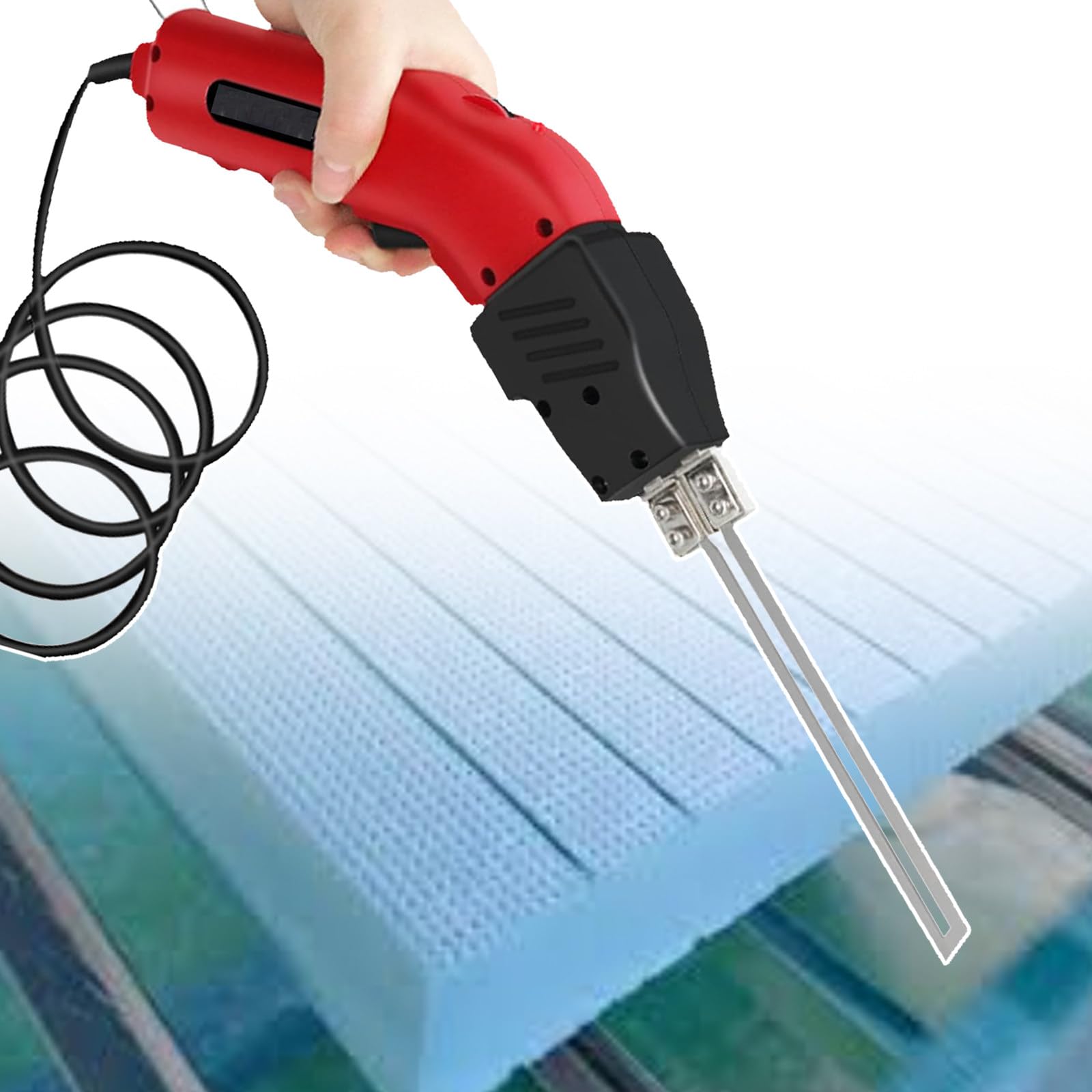Elektryczny zestaw do cięcia styropianu gorącego drutu, narzędzie do cięcia styropianu 200 W/250 W, podgrzewany zestaw do rzeźbienia styropianu, 5-8 sekund podgrzewany do 500 stopni, przewód