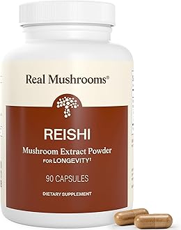 Reishi Mushroom Capsules - Handpicked Organic Mushroom Extracts - Red Reishi for Tranquil Daily Wellness with Verified Beta Glucans Vegan, Non-GMO, No Grain Fillers, 90 ct