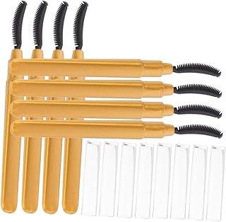 DECHOUS 8pcs Silicone Eyelash Brushes with Co...