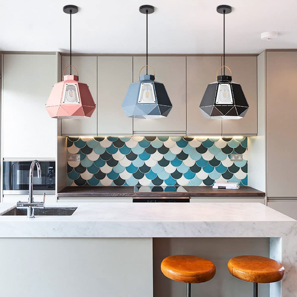 Decoración De Iluminación De Vestidor Nórdico, Accesorios Colgantes De Dormitorio Moderno, Lámpara Colgante De Sala De Estar Creativa, Lámpara De Araña De Una Sola Cabeza Macaron