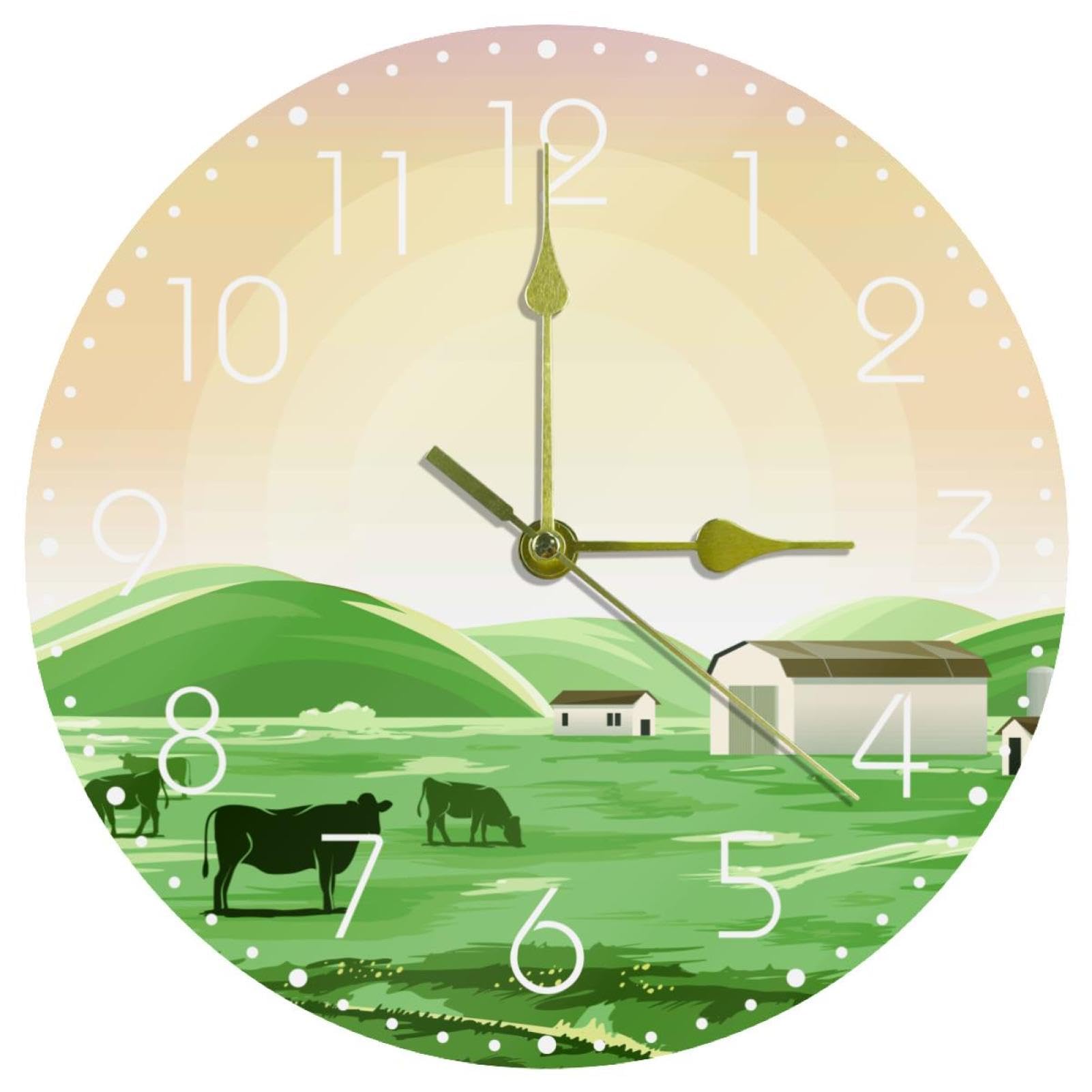 Horloge murale silencieuse pour un salon moderne et une cuisine design