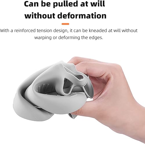 Miniatura 5 de Funda de silicona compatible con DJI Mini 3 Pro RC Accesorios de control remoto a prueba de caídas antideslizante RC cubierta protectora (rojo)