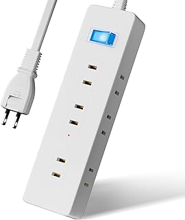 延長コード 1m マグネット 電源タップ AC9個口 磁石 雷ガード 一括スイッチ コンパクト 白 LC-9C1S