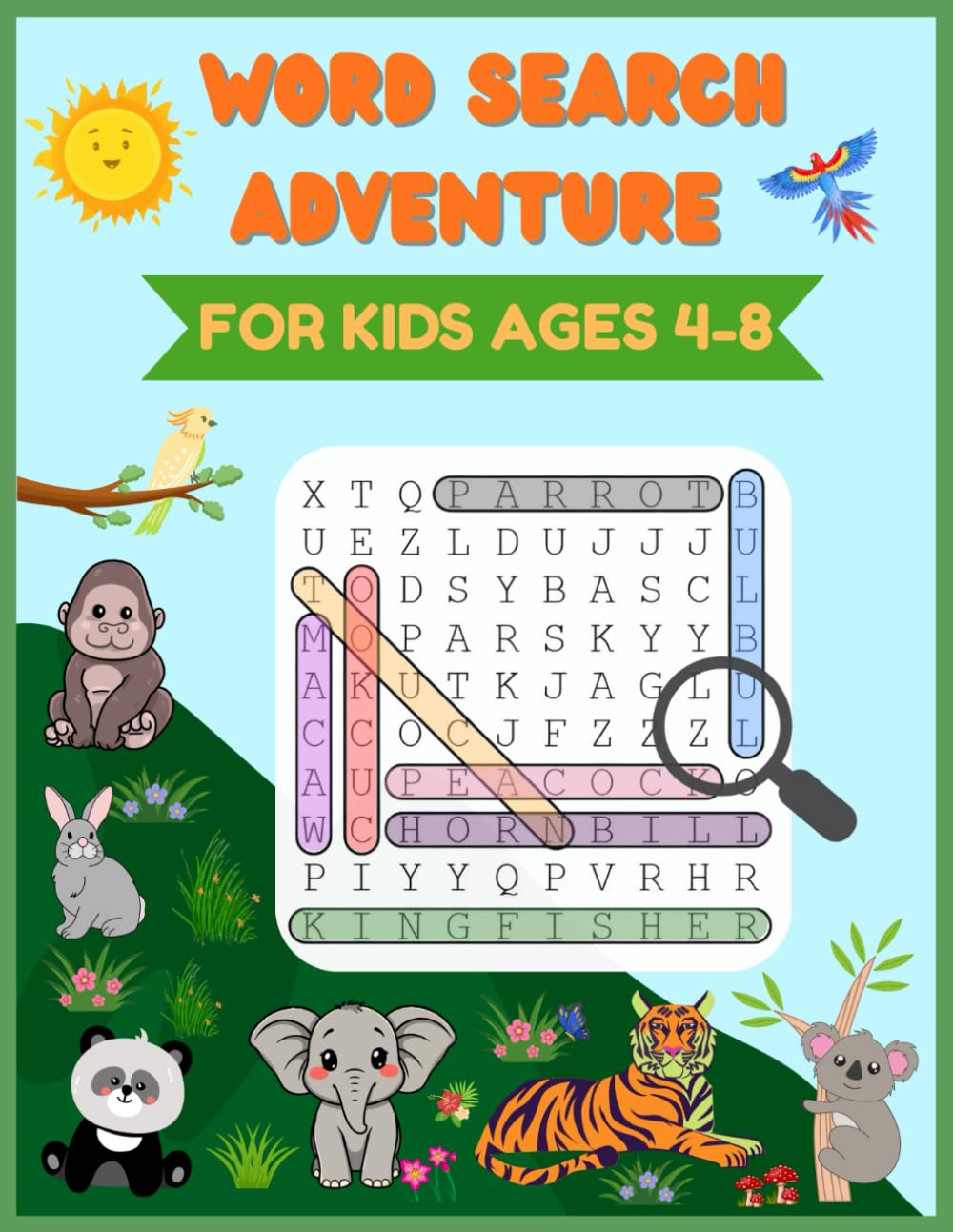 Word Search Adventure: A Fun Jungle Word Search Book with Amazing Animal Facts
