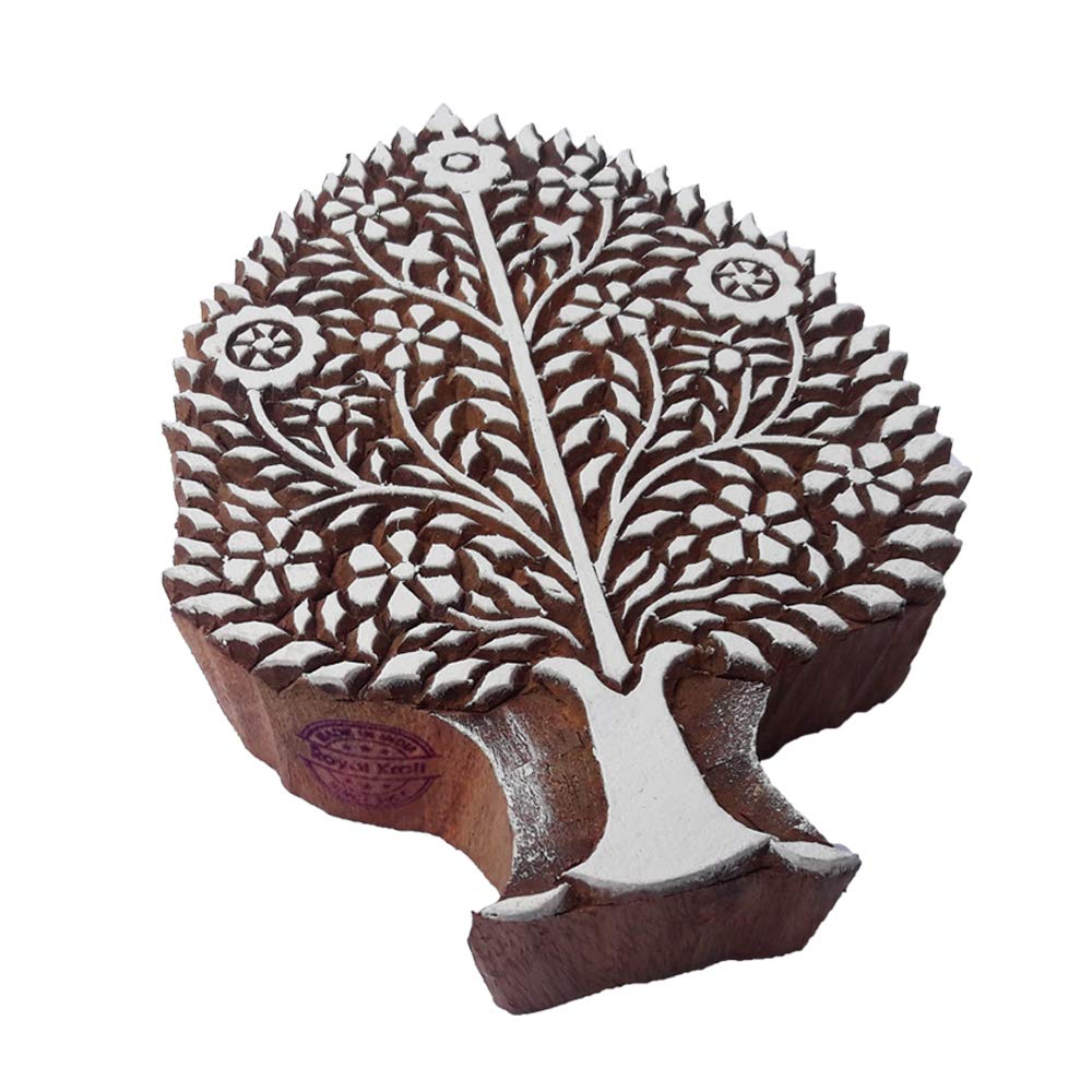 Attractive Wooden Block Large Pine Tree Design Big Printing Stamp (B07MXK38H6) Amazon Price History, Amazon Price Tracker