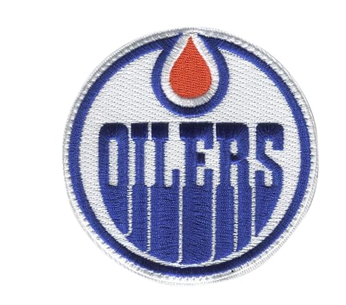 Official Licensed Edmonton Oilers NHL Team Patch (Medium) (Hook & Loop Patch - NOT Iron On) (License Reseller) - by HEDiGEAR