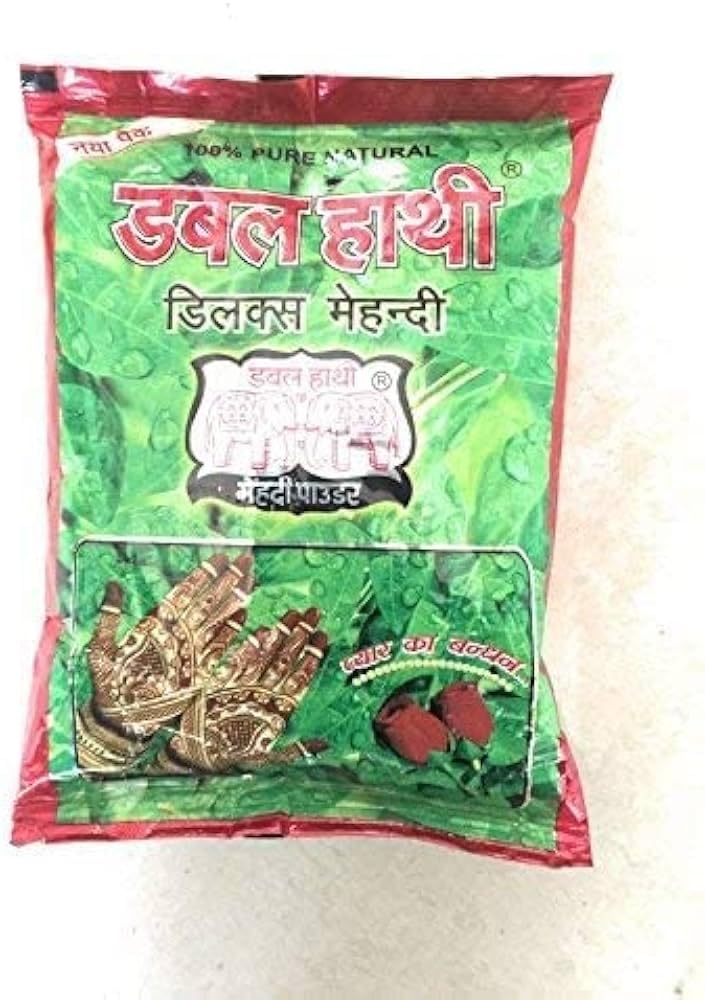 Double Hathi 100% Pure Natural Mehndi, 500 gm-picture-25