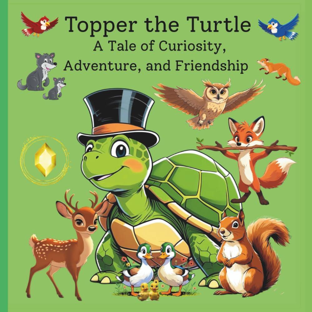 Topper the Turtle: A Tale of Curiosity, Adventure, and Friendship (Topper the Turtle's Amazing Adventures)
