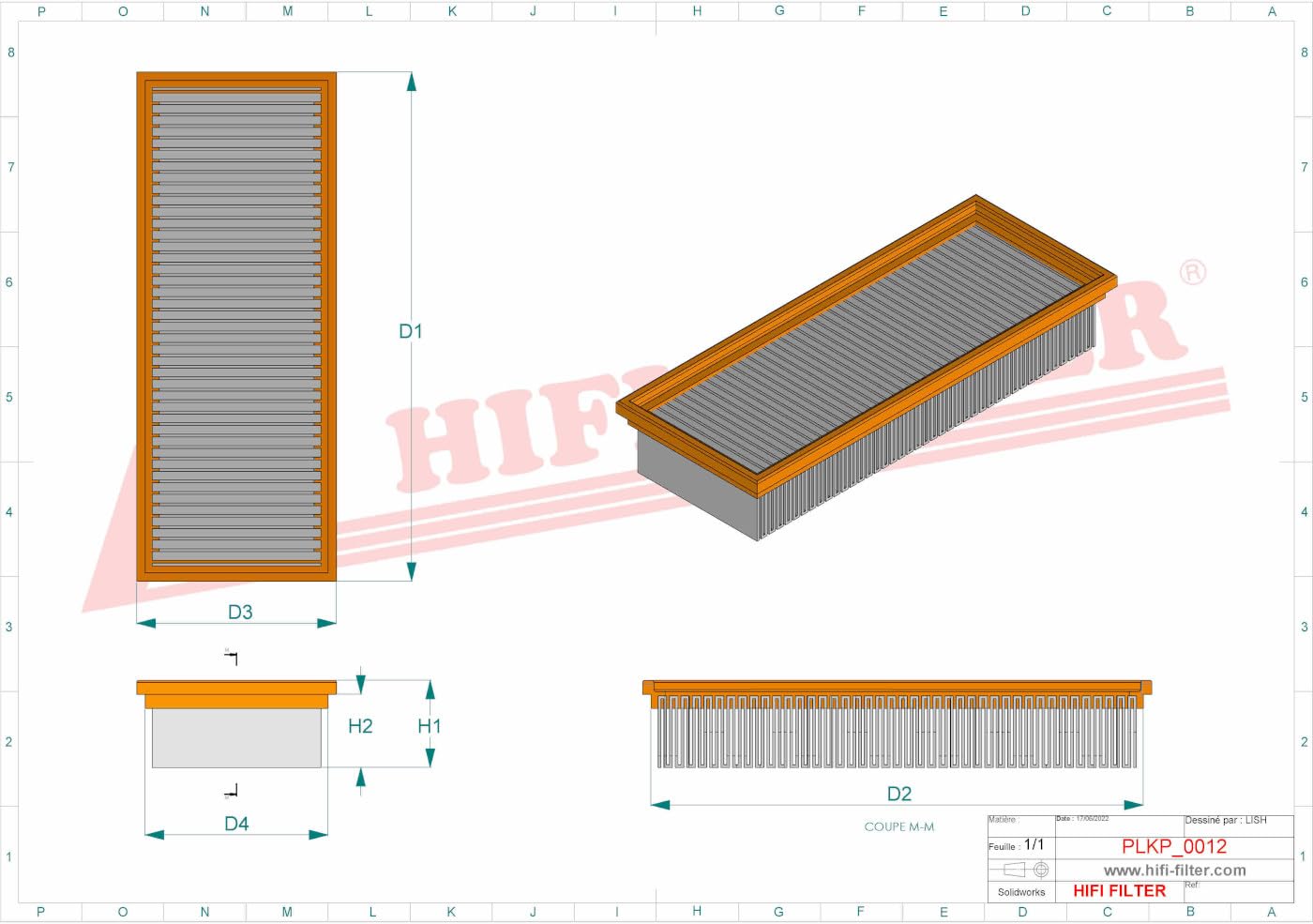 HIFI FILTER Innenraumfilter SC 50229 CAM3 kompatibel mit SKL 46488-AK