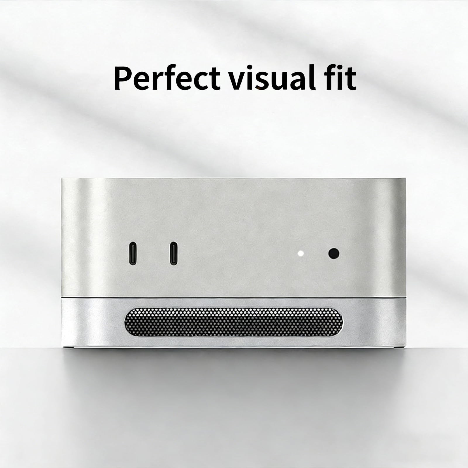 Base in alluminio per piccoli computer con spazio di archiviazione in due posizioni e sollevamento da 20 mm per un migliore flusso d'aria Supporto verticale per laptop portatile per scrivania