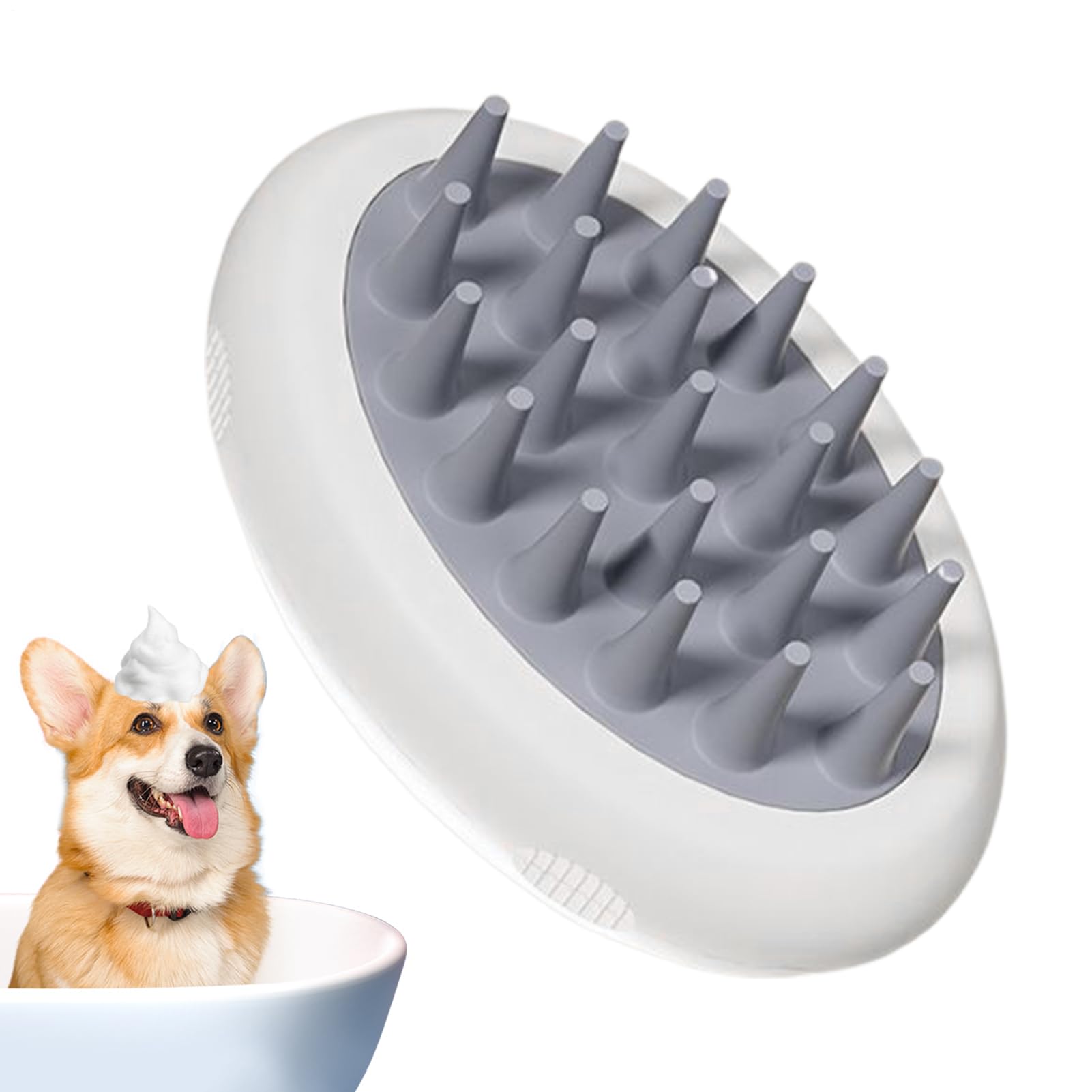 Cepillo Para Perros Que Elimina El Pelo Peine Eliminador De Pelo Para | Cepillo De Limpieza Ergonomico Para Aseo De Mascotas En Hogares Multiples Y Masaje Doméstico En Hogares Con Múltipl